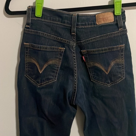 Levi’s 512 Straight Leg Dark Wash Jeans - Picture 5 of 7